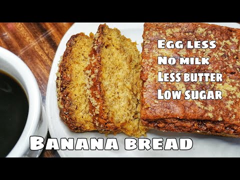 Eggless Banana Bread Recipe