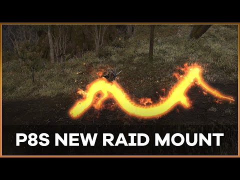 FFXIV 6.2 - NEW RAID MOUNT Sunforged Can transform on fly mode ! - Pandaemonium Abyssos
