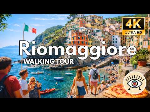 Riomaggiore Walking Tour 🇮🇹 | Cinque Terre on Foot: Sea, History, and Colors 🌈