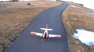 preview picture of video 'T-28 Trojan Plane Cam Over Yarmouth Links In N.S.'