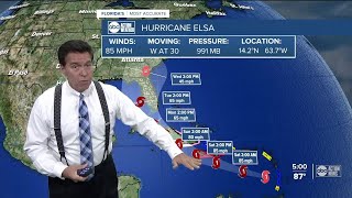 Tampa and all of Florida in Hurricane Elsa&#39;s cone of uncertainty