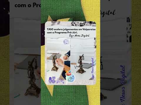 TJGO acelera julgamentos em Valparaíso com o Programa Pró-Júri. #direitonews #newsshorts #goias