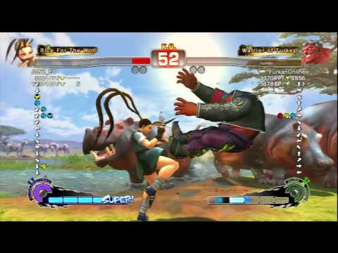 JUNZ_E1 (Ibuki) Vs FurkanOnline (Hakan) SSF4 AE Ranked Matches - PSN