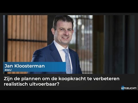 Uitgelicht! 2 september 2022 - Jan Kloosterman (RMU) over de uitgelekte koopkrachtmaatregelen
