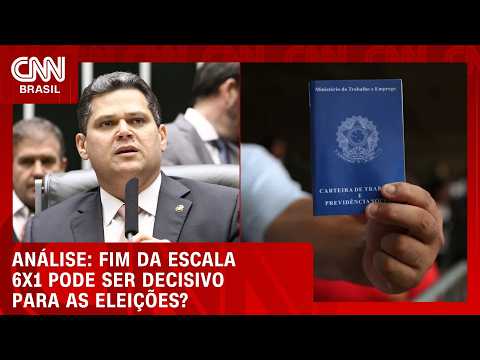 Análise: Alcolumbre pauta análise sobre o fim da escala 6×1 | WW