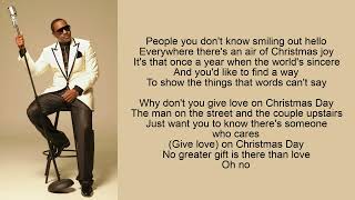 Give Love on Christmas Day by Johnny Gill (Lyrics)