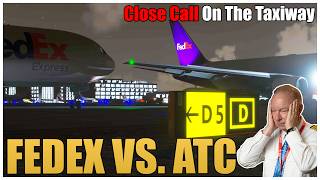 FedEx 1670 Pushes Back After ATC Tells Him to Speed Up