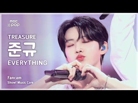 [#음중직캠] TREASURE JUNKYU (트레저 준규) – EVERYTHING FanCam | 쇼! 음악중심 | MBC250906