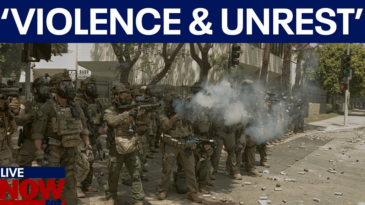 LA riots: President Trump vows National Guard response | LiveNOW from FOX