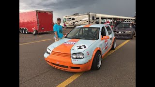 Import Mechanics Lemons Golf race car High Plain Raceway 2013.