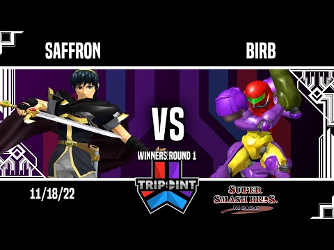 Tripoint Smash 168 - Winners Round 1 - saffron(Marth) Vs. Birb(Samus)