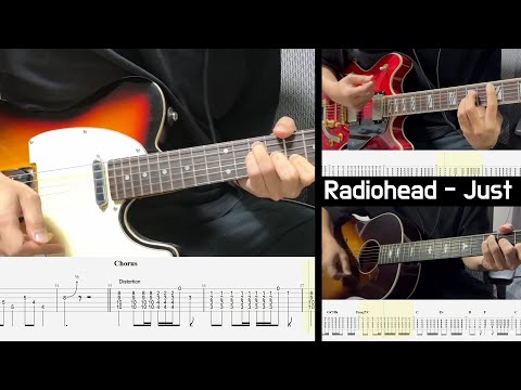 Radiohead - Just (Guitar Cover with TAB)
