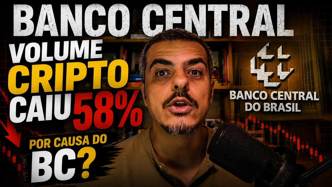 Banco Central Revela Fizeram Mercado Cripto Cair 58% no Brasil