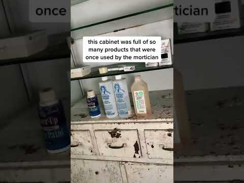The fact that embalming fluid bottles were still here…#urbex #abandoned #urbanexploring #shorts
