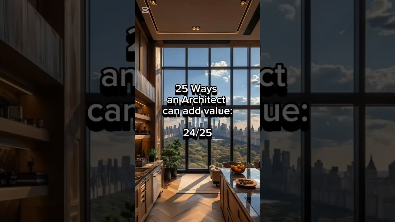 25 Ways an Architect can add value: 24/25 #harmony #climate #responsive #design #topography