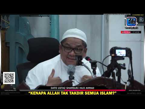 TAZKIRAH : Ujian Pilihan Beragama - Ustaz Shamsuri Haji Ahmad