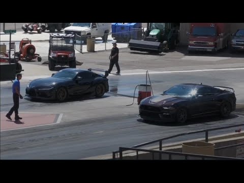 Mustang Mach 1 vs Toyota Supra #mustang #supra