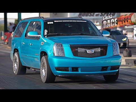 1700hp Escalade, 200mph passes, EPIC Racing!! (RaceWeek | Day 2)