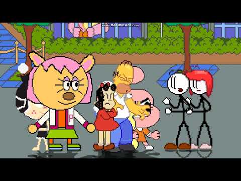 [MUGEN] Paula Fox Team vs Henry Stickmin Team (TheComedyWorldRockCity 's reqeust)