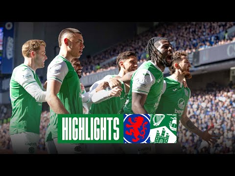 Hibs Win At Ibrox To Go 16 Unbeaten! | Highlights: Rangers 0 Hibernian 2