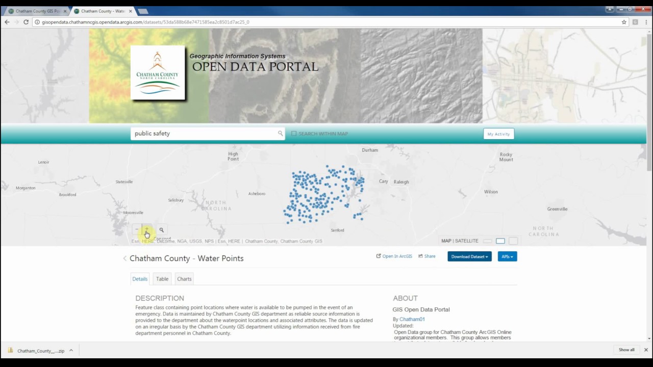 Chatham County Open Data Portal