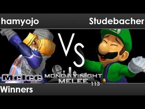 MNM 113 - FX | hamyojo (Sheik, Yoshi) vs BB | Studebacher Hoch (Luigi) Winners - Melee