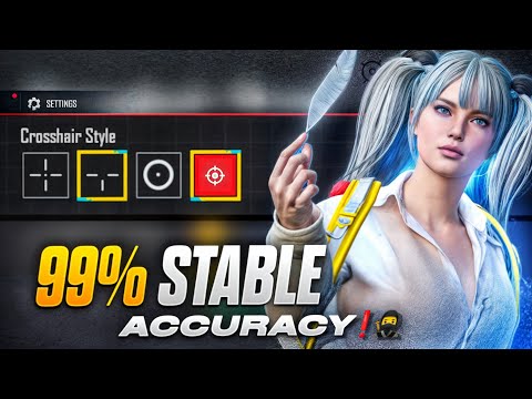 SET this *Crosshair Style for 99% Stable Accuracy 🔱