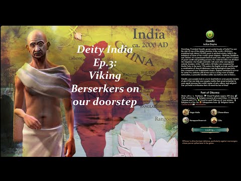 Civ 5 Vox Populi: Deity India - Ep.3: Viking Berserkers on our doorstep