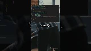 Java Abstract Classes Explained in 60 Seconds! | Java Tips #programming  #javaprogramming
