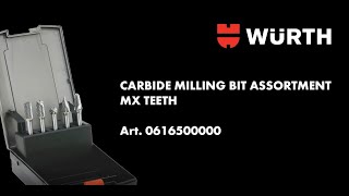 Video thumbnail for Набір твердосплавних фрез Зуби MX