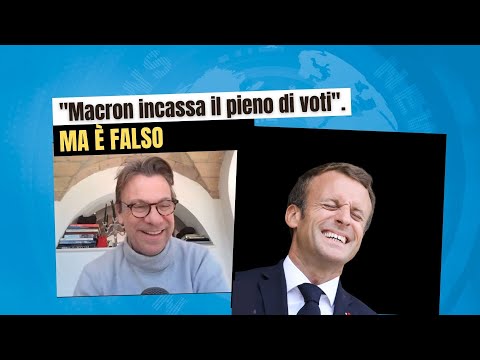 Zuppa di Porro 11 apr 2022 - "Macron incassa il pieno di voti". Ma è falso