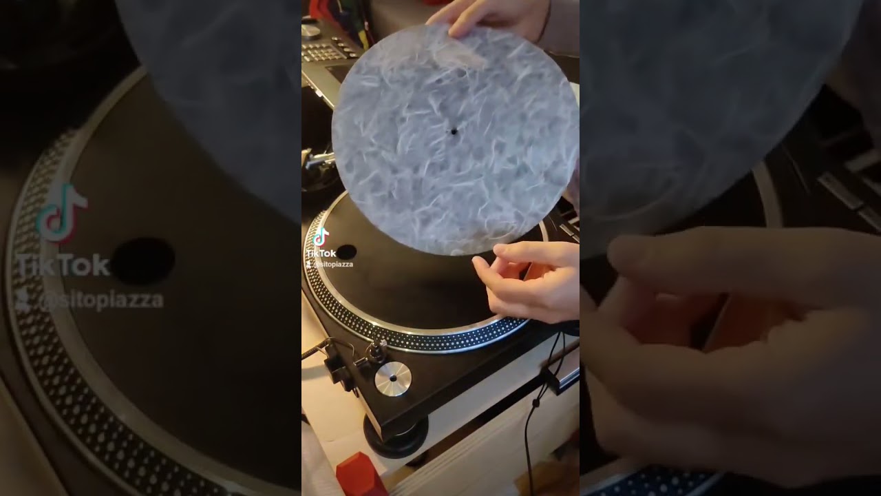 What turntable mat for better sound? Watch more on TikTok