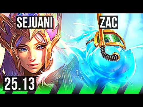SEJUANI vs ZAC (JGL) | KR Master | 25.13