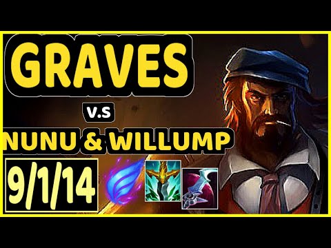 GRAVES vs NUNU & WILLUMP - 9/1/14 KDA JUNGLE CHALLENGER GAMEPLAY - EUW