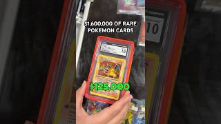 $1,600,000 OF RARE POKEMON CARDS 🤯🤑 #pokemon