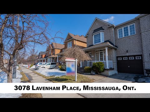 3078 Lavenham Place Mississauga Ont. - Semi-Detached Home For Sale