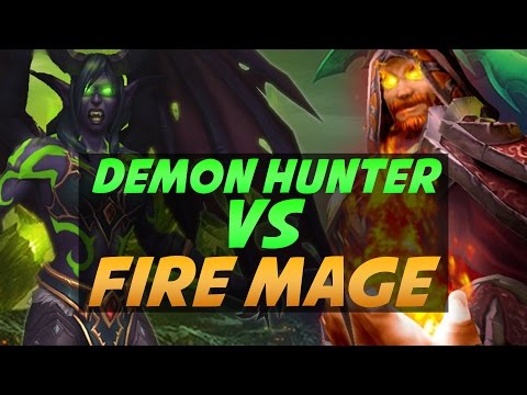 Demon Hunter vs Fire Mage Duels - Legion PvP