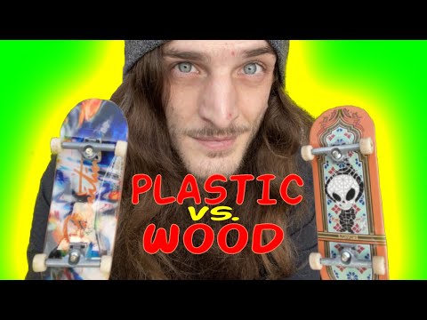 PLASTIC Tech Deck VS. WOOD Tech Deck