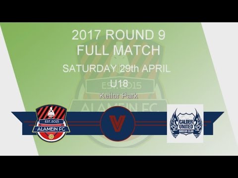 RD9 2017: U18 Alamein FC vs v CALDER UNITED SC Full Match