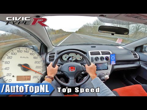 HONDA CIVIC TYPE R EP3 | TOP SPEED POV on AUTOBAHN (NO SPEED LIMIT) by AutoTopNL