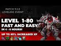 Fast Easy 1 80 Solo Leveling Guide WoW Patch 11 1 5 Leveling Event Level 80 In 4 6 Hours