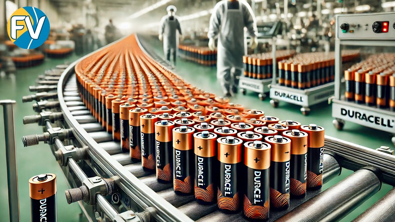 “Duracell lasts longer” - but what's the secret? How the world's most popular batteries are made.