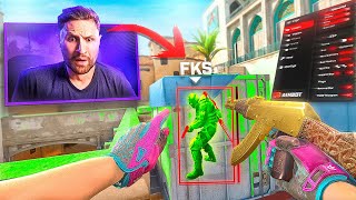 POV: Você é tão INUTIL que PERDE usando AIMBOT+WALLHACK pra um YOUTUBER!