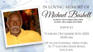 The Funeral Service of Michael Bushell