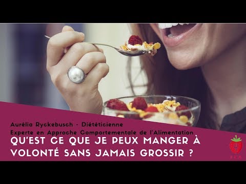 Comment manger à volonté sans jamais grossir ?