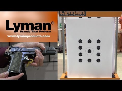 Easy Target Change With Lyman's Remote Control Target Stand