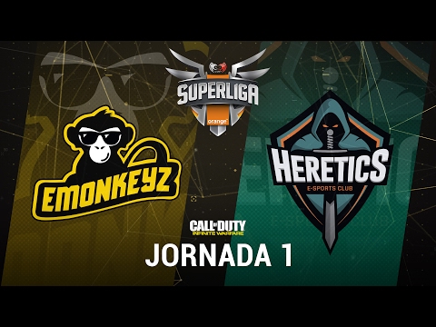 HERETICS VS EMONKEYZ - #SuperligaOrangeCOD1 - Jornada 1- T12