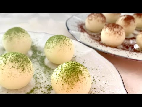 Milk Ball, only 3 ingredients, no gelatine no egg no butter! Easiest treat 鲜奶小球