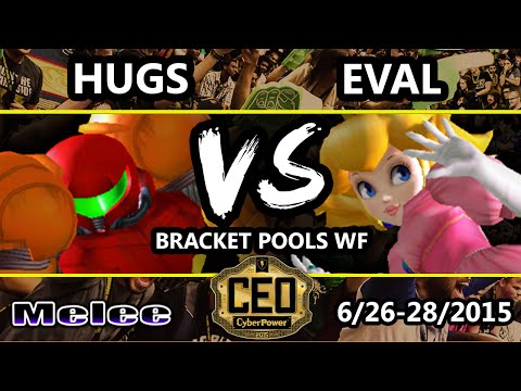 CEO 2015 - HugS (Samus) Vs. ESPR | Eval (Peach) SSBM Bracket Pool WF - Smash Melee