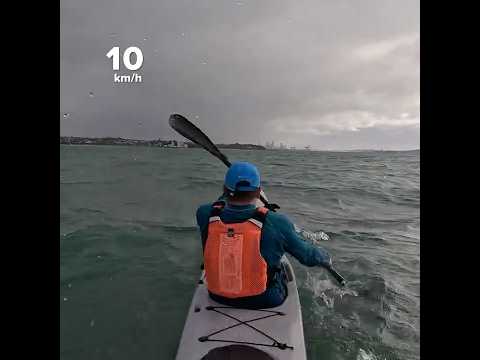 Upwind #surfski #kayaking #paddler #gopro